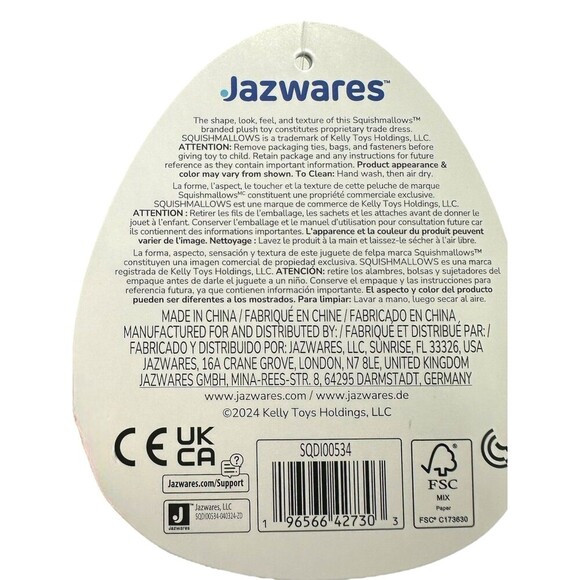 Squishmallow The Nightmare Before Christmas ANGRY JACK Skellington Halloween 8" - Picture 6 of 6